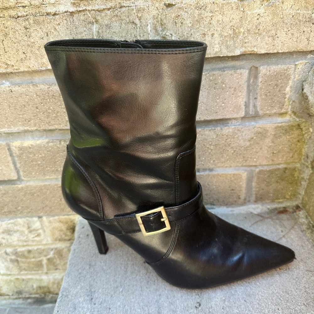 Chaps Leather Boots